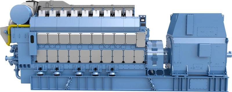 Rolls-Royce Launches New LNG Bergen Engine