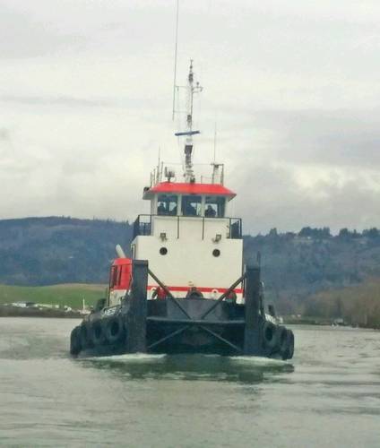 The James T approaching (Photo: Mike Fourtner / Cummins)