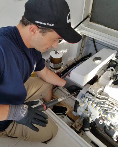 Marine engineer Rob Fletcher of FHGME. Photo courtesy FHGME. 