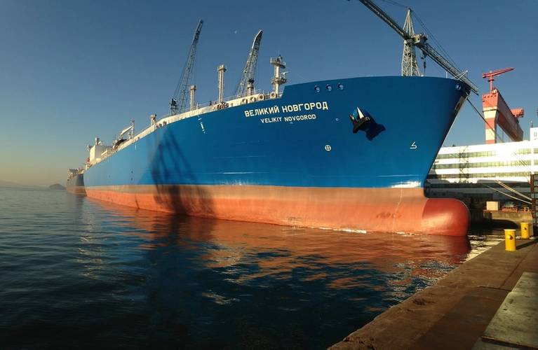 Sovcomflot’s Velikiy Novgorod LNG carrier