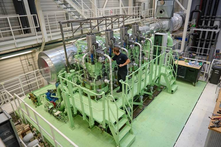 MAN ES will start testing on its ammonia engine in Copenhagen in Q1 2023. Images courtesy MAN ES
