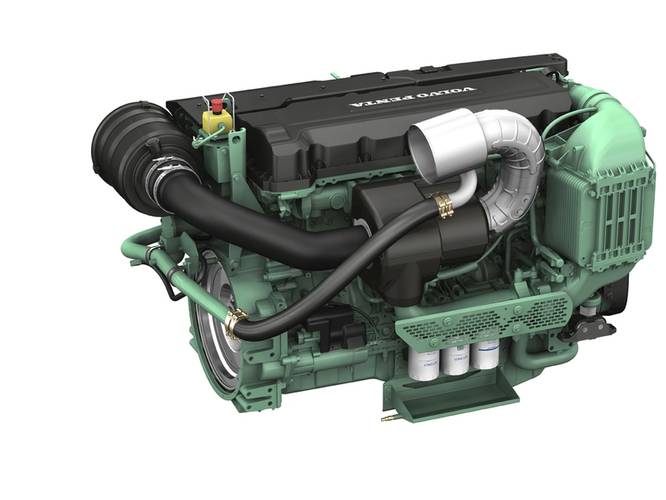 Volvo Penta’s D13 engine is one of the engines that BUKH will adapt for its SOLAS range. (Image: Volvo Penta)