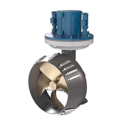 Wärtsilä WST-E embedded electric steerable thruster (Credit: Wärtsilä)