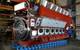The M 46 DF engine, ready for shipment.