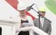 Former president of Finland, Tarja Halonen, with Janek Stalmeister, AS Tallink Grupp (Photo: Meyer Turku)
