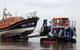 The RNLI has also introduced a new launch and recovery tractor, designed in conjunction with high-mobility-vehicles specialist Supacat Ltd, specifically for use with the Shannon. It acts as a mobile slipway.  Pictured is the Hoylake, UK Shannon class lifeboat being recovered from the sea. (Photo: RNLI/Dave James)