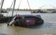 The rescue vessel Nh 1816 is rolled over during a recent test with KNRM.